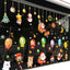 Festive Santa Claus window sticker for holiday decor