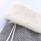 Holiday decorative pendant featuring pompon detail for Christmas trees