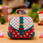 Christmas handbag candy box with festive holiday design for seasonal decor
