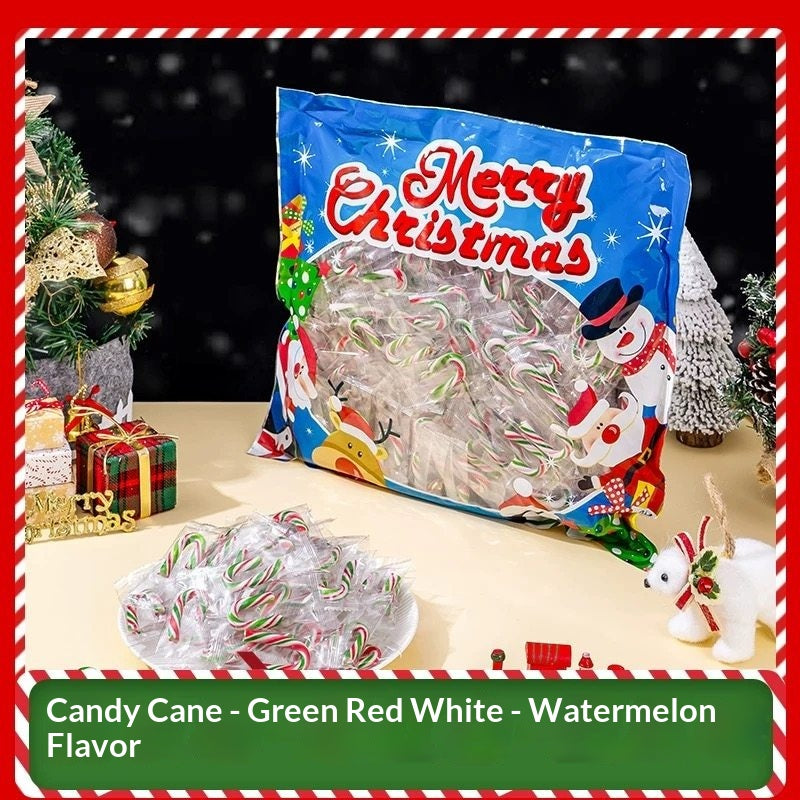 Christmas hard candy lollipop selection in gift box