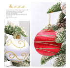 Painted Foam Christmas Ball Ornament Set (9pcs) - Christian Jewelry