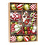 Creative Christmas Painted Decoration Pendant Set featuring festive painted designs on plastic pendants