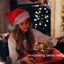 Christmas fiber optic flashing hat with colorful lights