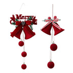 Holiday bell ornaments adding warmth to Christmas tree branches