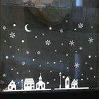 Christmas decor sticker suitable for smooth surfaces