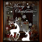 Christmas decoration sticker in electrostatic PVC material