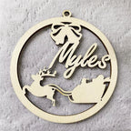 Faith-inspired wooden Christmas tree pendant from Jesus Loves collection
