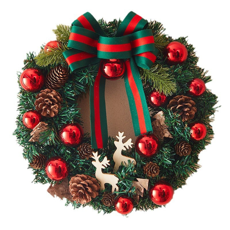 Seasonal deer garland ornament for Christmas celebrations