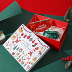 Festive Santa Claus gift box for Christmas Eve presents and family gatherings