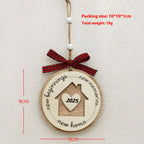 Wooden Christmas Pendant - Faith Tree Ornament - Christian Jewelry