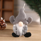 Small green pendant Santa doll for Christmas tree decoration
