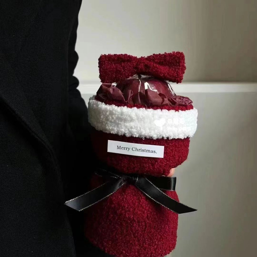 Festive Christmas cone bouquet for holiday celebrations