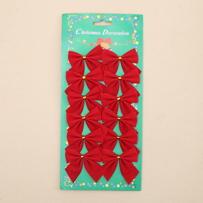 Christmas Tree Bow Ornament - Christian Home Decor Secondary image