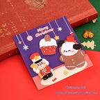 Cute Christmas sticky notes with Happy Rabbit design for sharing joy