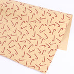 Festive gift wrapping station with Kraft paper