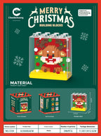Snowman Christmas Building Blocks Set - Christian Home Decor