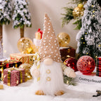 Set of festive Christmas tree ornaments in various designs