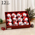 Christmas Foam Ornament Ball Set - Festive Holiday Decor