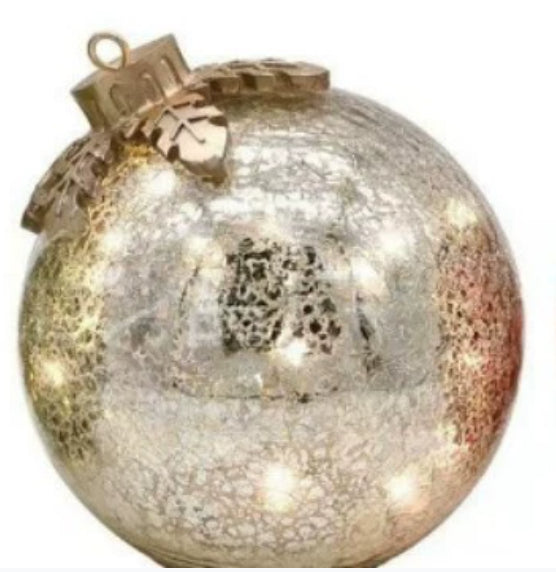 Holiday home decor arrangement with Christmas decorations