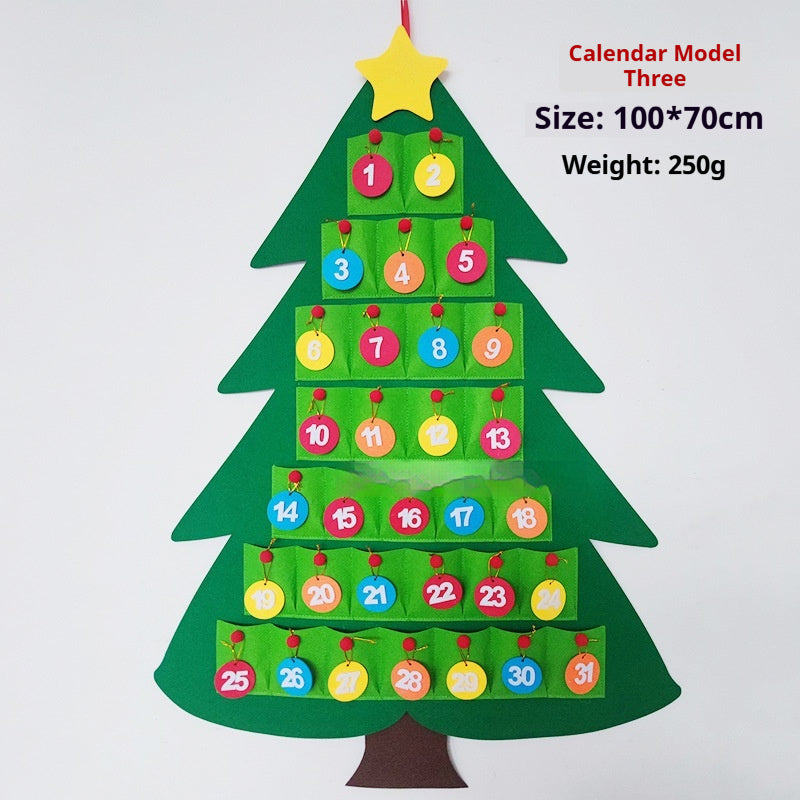 Handmade Felt Christmas Calendar Kit Secondary image