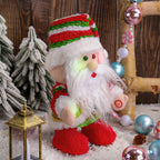 Christmas Wise Man decoration with musical features on decorative stand