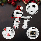 Holiday home décor featuring animated Christmas dog character
