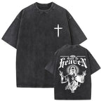 Forgive Them Father Vintage Jesus T-Shirt - Christian Apparel