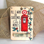 Wooden holiday pendant ready for gifting or personal use