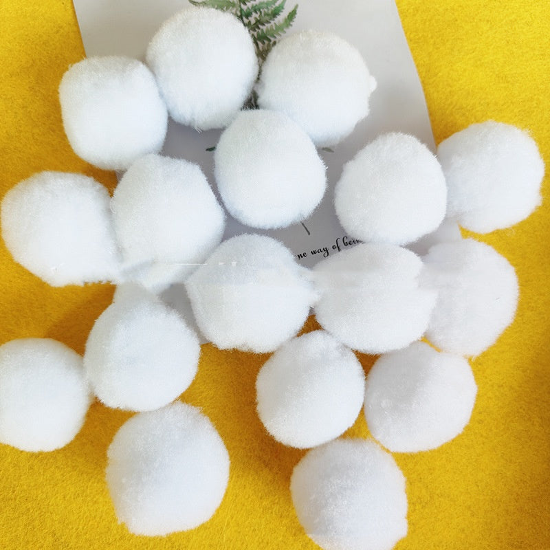 White Christmas ball ornament set displayed as festive holiday decoration Main image