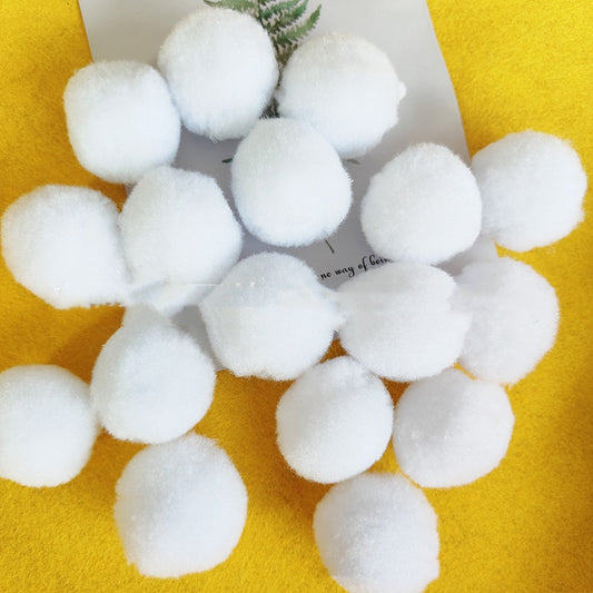 White Christmas ball ornament set displayed as festive holiday decoration
