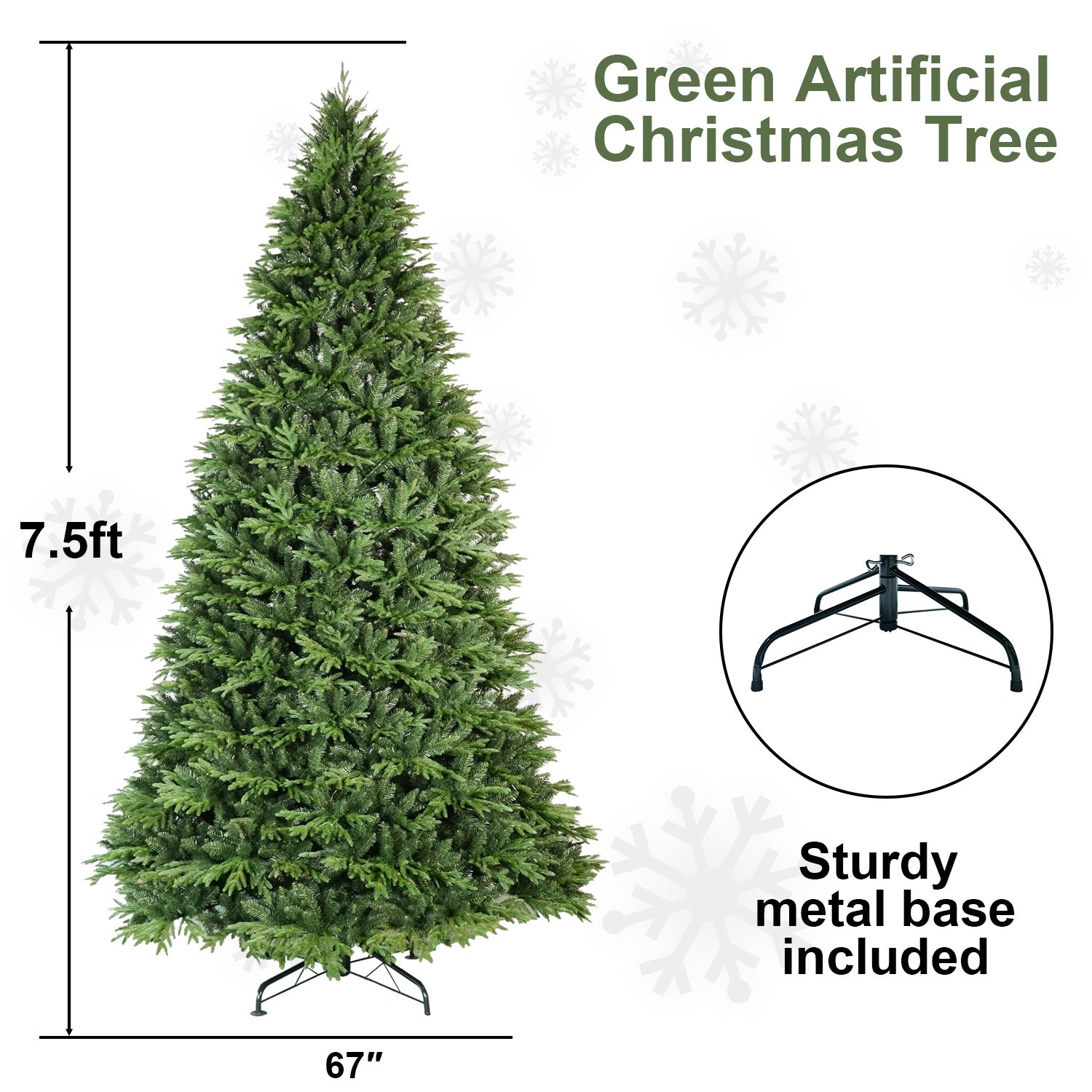 Festive green Christmas tree creating a faithful holiday atmosphere at home