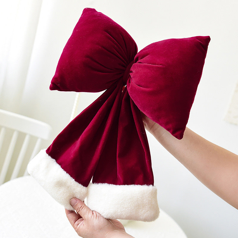 Three-dimensional fabric bow for seasonal accents
