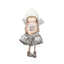 Elegant white lace angel hanging ornament for Christmas trees