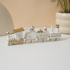 Classic wooden train Christmas ornament bringing nostalgic charm to holiday decor