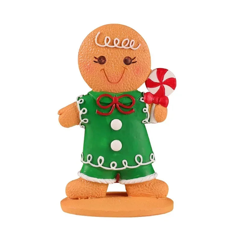 Festive gingerbread man ornament capturing Christmas joy and faith