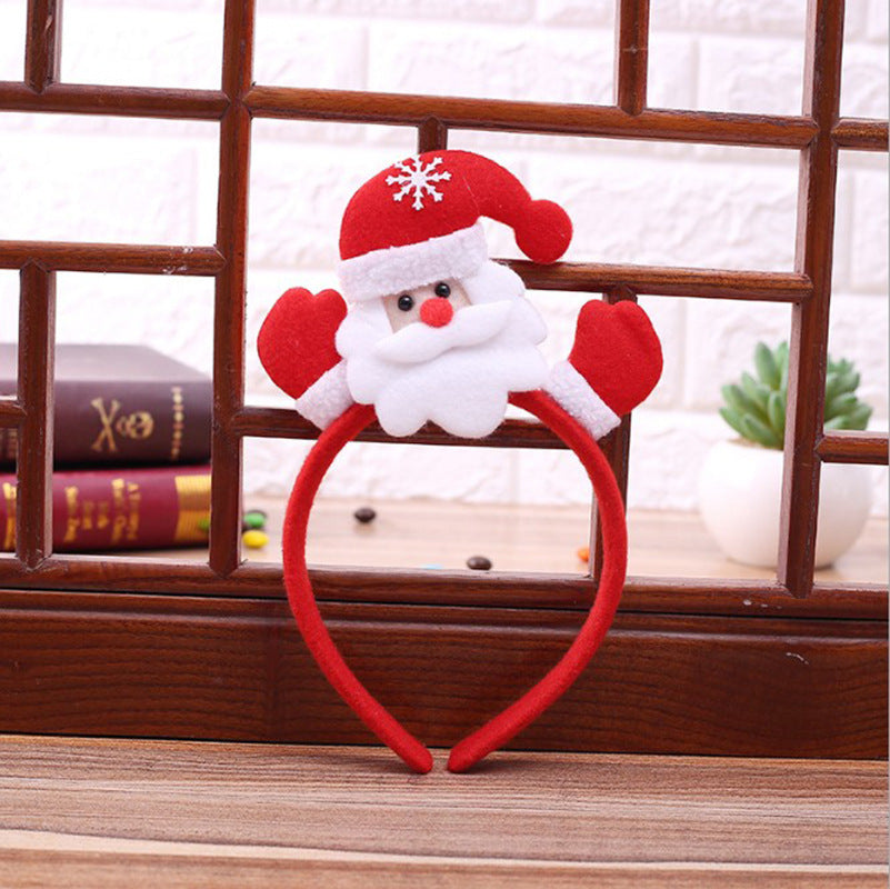 Festive deer and bear holiday headband accessories