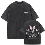 Forgive Them Father Vintage Jesus T-Shirt - Christian Apparel