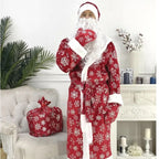 Festive Christmas Outfit Costume Set with Hat and Beard - Christian Home Decor
