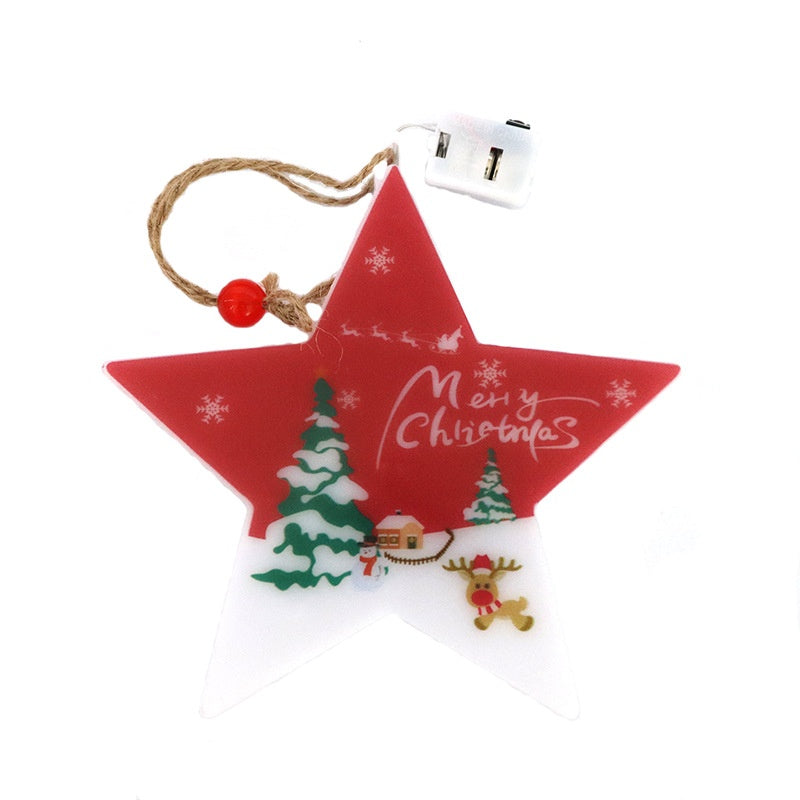 LED Christmas Angel Star Hanging Lights - Christian Home Decor - Christian Home Decor