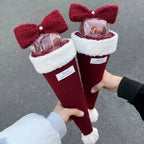 Christmas Eve bouquet gift set with apple tray