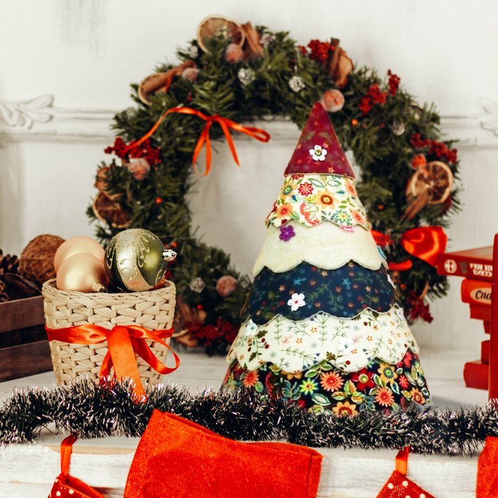 Christmas Tree Quilt Ruler - Quilting Template for Christmas Patterns - Christian Home Decor