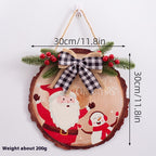 Boxwood Christmas ornament displayed on Christmas tree branch