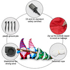 Holiday inflatable Christmas decoration for yard or garden display