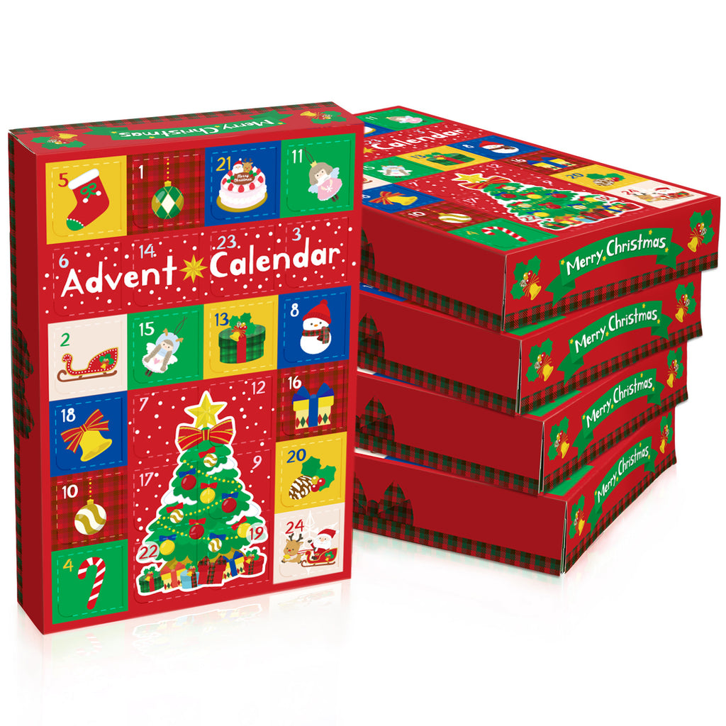 Festive gift box featuring multiple surprise compartments for holiday joy