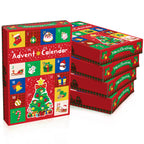 Festive gift box featuring multiple surprise compartments for holiday joy