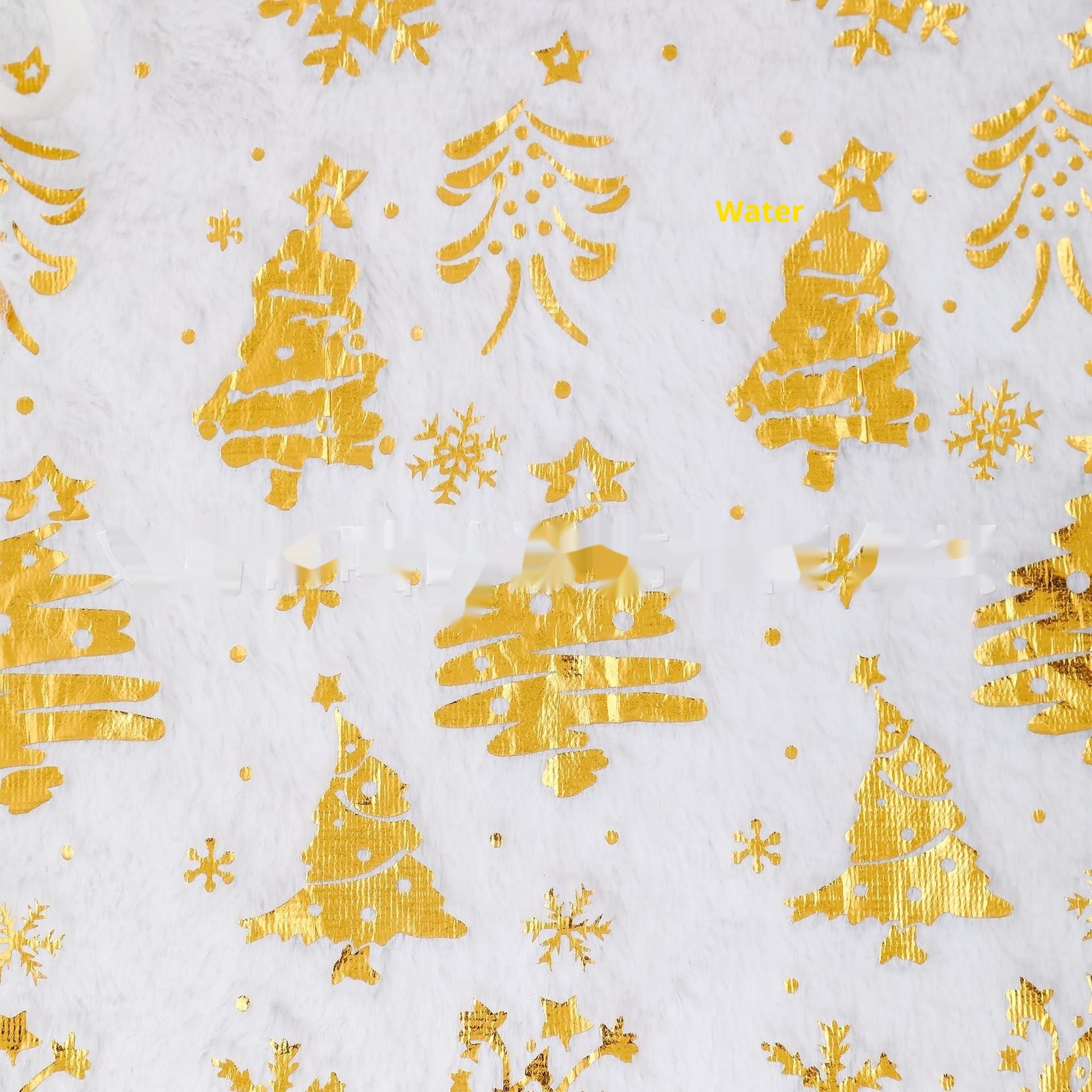 Holiday welcome mat with snowflake star pattern for festive decorating
