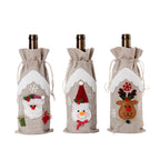 Charming snowman bottle cover ideal for Christmas entertaining and gifts