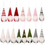 Gray knitted pendant holiday decoration festive