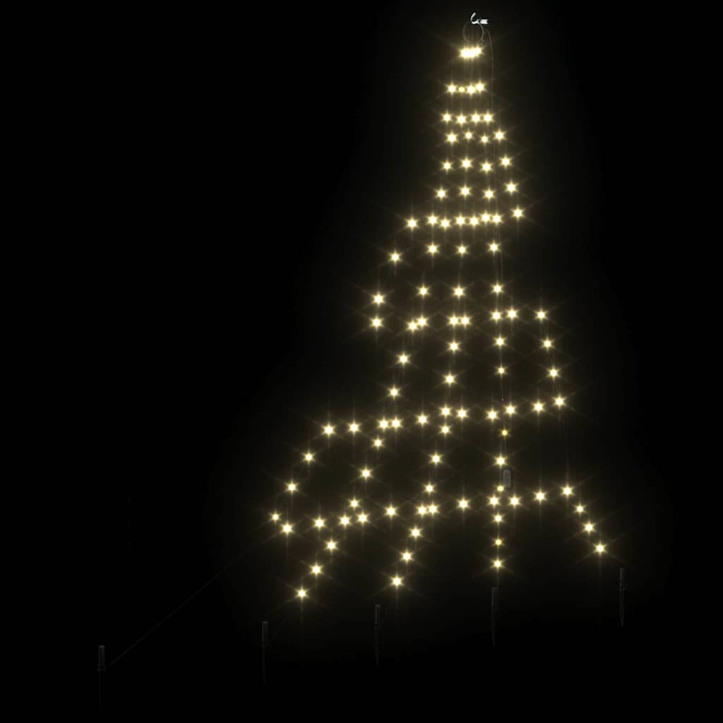 USB powered LED Christmas tree with sleek modern design and warm white lights