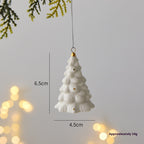 Mini Ceramic Christmas Tree Pendant - Christian Home Decor - Christian Jewelry